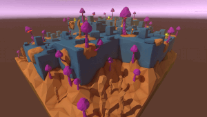 Ruins consumed by fungus